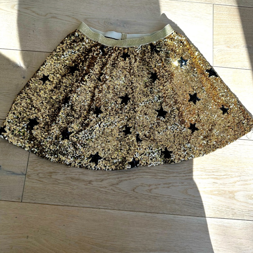 Crewcuts Metallic Star Skirt